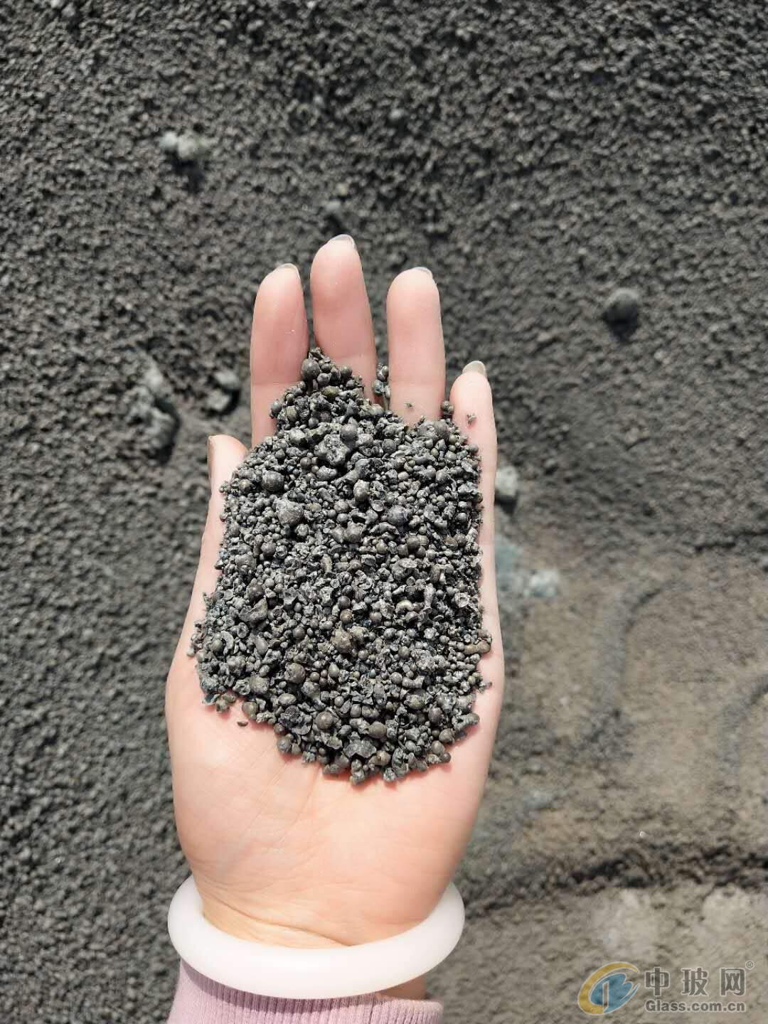 GGBFS powder production facility with industrial grinding equipment and bulk storage